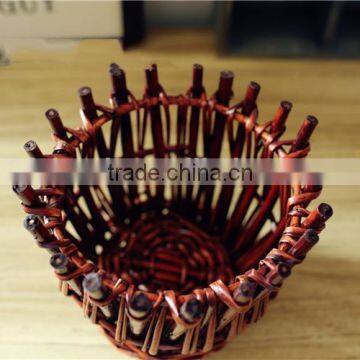 2016 New Wicker Vintage Vase Willow Vase Flower Vase Home Decoration Flower Vase photo-4
