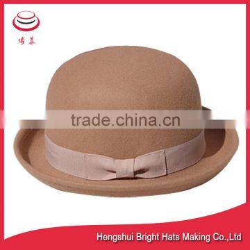 Stylish 100% Wool Felt Dome Hats for Lady photo-3