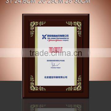 High quality wholesale wood plaque blank/trophies custom wood award