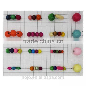 Round Beads Wooden Crafts 5mm Natural 120 Pcs for Jewelry Bracelet and Necklace