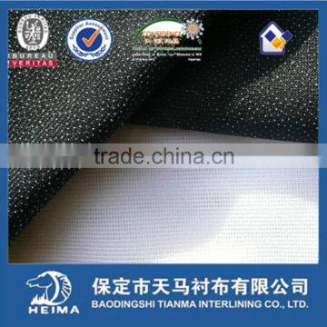 for garment use weft insert stretch interlining