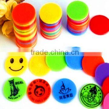 OEM plastic products colorful custom plastic game token