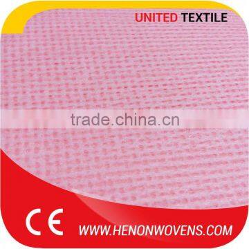 Chinese Credible Supplier, Bottom Price Dyed Mesh Nonwoven Cross Spunlaced Cloth Fabric