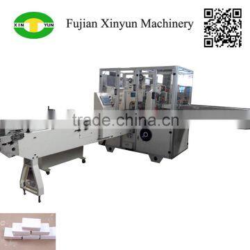 PLC control facial tissue plastic wrapping machinery