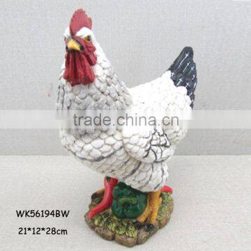 Hot selling polyresin garden decorative hens