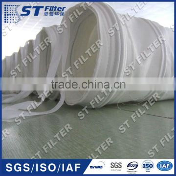 Dia150*4500mm,PE filter bag for Steel industry,water oil repellent filter bag