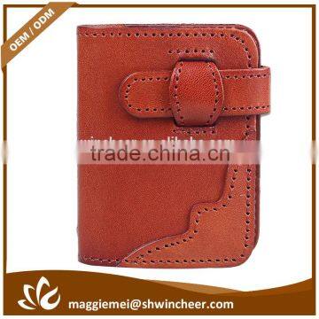 Professional leather card holder for wholesales
