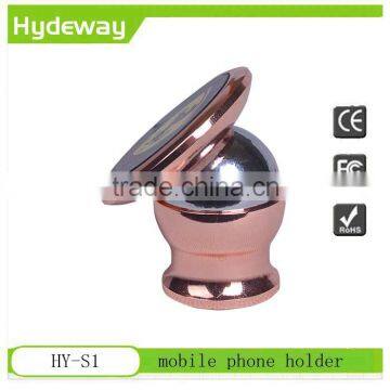 Car Mount Rotatable Flexible Mini 360 Degree Rotation One Step Mounting Magnetic Car Mount Holder for iphone6/s