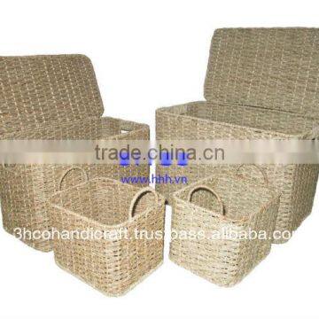 2015 New Product Seagrass Basket For Home Decoration And Furniture