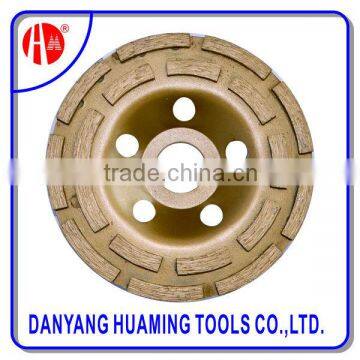 Double Round Diamond Grinding Cup Wheel