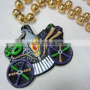 2016 New Design Mardi Gras Beads Necklace Poly Medallion Promotional Beads