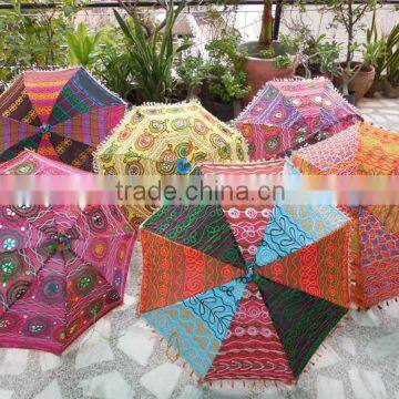 indian vintage handicrafted umbrellas