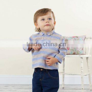 DB83 dave bella autumn 100% cotton baby clothes baby boy shirts