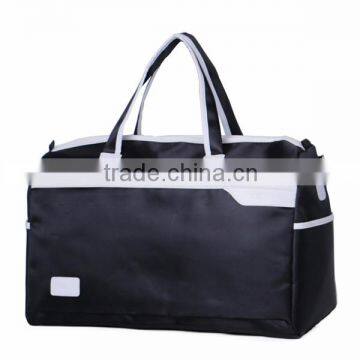 Nylon material folding duffel women travel bag