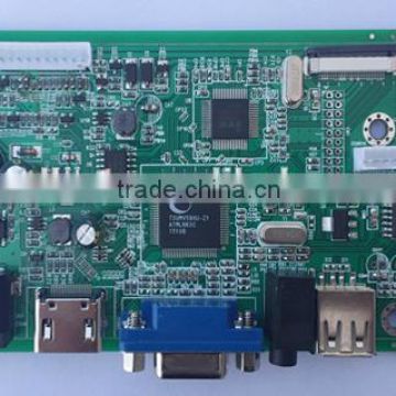 eDP interface lcd controller board with HDMI&VGA&Audio port