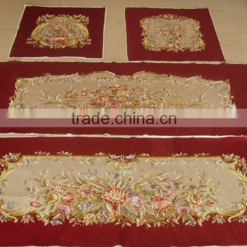 dinning room used french style cheap price Machine-made artificial silk stardard size sofa cover sets