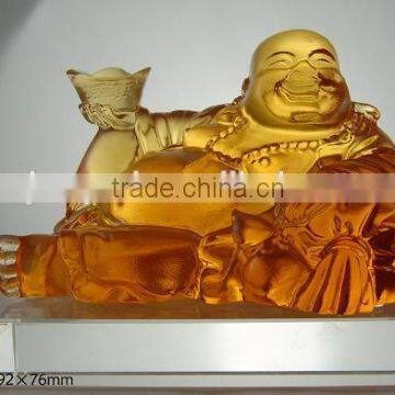 High Quality Crystal Transparent Buddha Statues