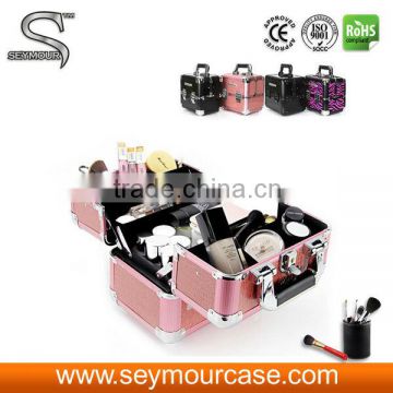 Make up necessity Aluminum Cosmetic beauty product display cases