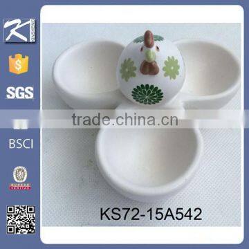 Porcelain chicken shaped kitchen and home decorative items