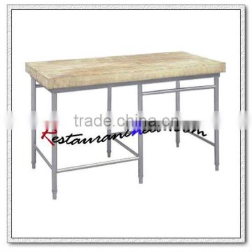 S091 Stainless Steel Table With Wooden/Plastic Cutting Board