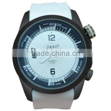 New Trend Silicon Band Big Case Waterproof Colorful Watch