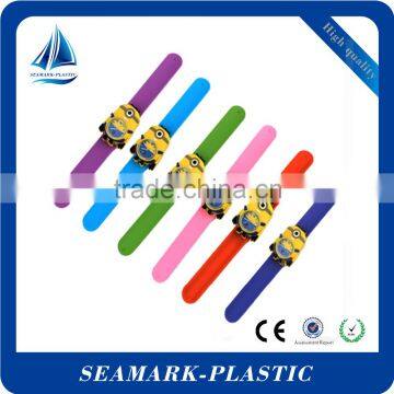 2016 Creative Custom Made Soft Silicone Slap Watch Band for Kids