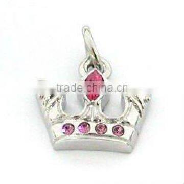 diamond crown pendant for jewelry,various designs,passed SGS factory audit