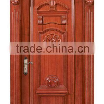 Hand carved solid wood doors with models YHB-1202