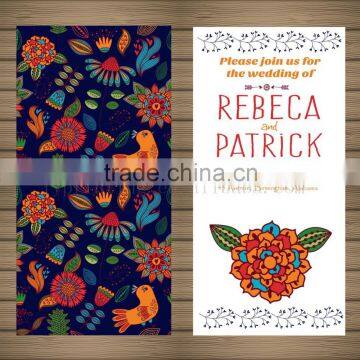 Custom cheap wedding card printing Hongkong printing