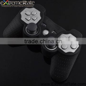 Fashion design black protector accessories for PS3 controller soft silicone case skin cover