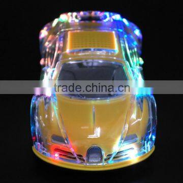 Portable Speaker luxury Bugatti Music Car With LED,Flash Bugatti Music Car Speaker