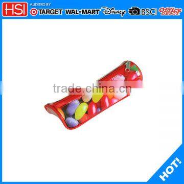 wholesale school supplies eco plastic pencil case with zipper