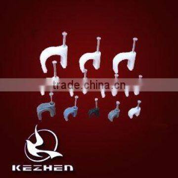 Round cable clips