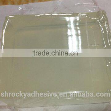 transparent hot sell hot melt pressure sensitive adhesive for Paper Label