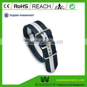 China factory made 22mm nato strap with 304 stainless steel buckles