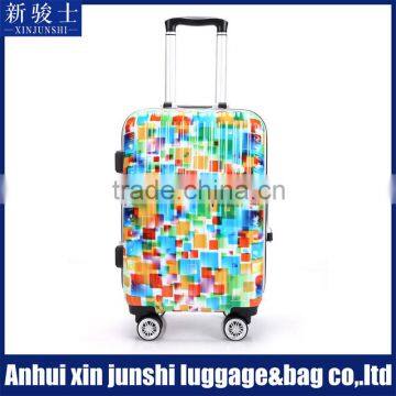 Aluminium Frame Luggage PC Printed Hard Luggage