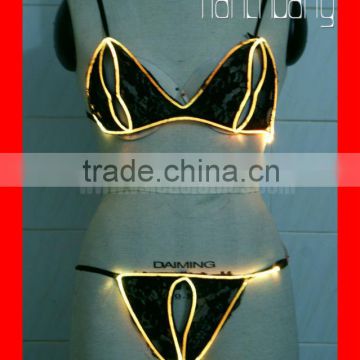 RF Remote Control LED Night Club Wear, Programmable Club Dance Wear