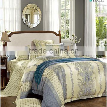 Tencel Bed sheets Sets for sale Reactive Printing 80S bedding set