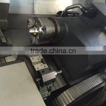 CNC450T Twin Spindle Double Live Tooling Turret Cnc Turning Milling Machine photo-5
