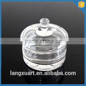 Cheap Price High Quality round glass jar with lids