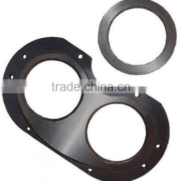 Tungsten carbide DN200mm concrete pump spectacle plate                        
                                                                                Supplier's Choice