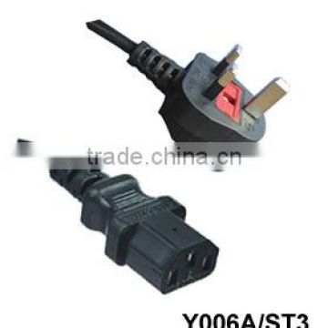 U.K.AC Power Cord