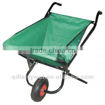 Folding canvas garden wheelbarrow TC1001