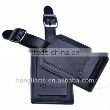 JLT007 leather luggage tag