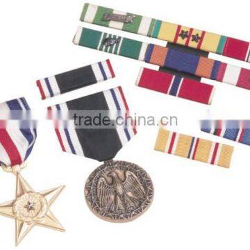 Classic Metal award medal with ribbon