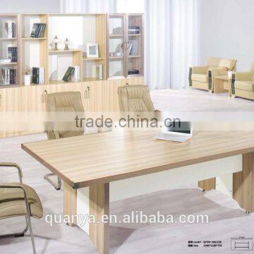 Modern luxury wooden office boss table/panel long table for meeting