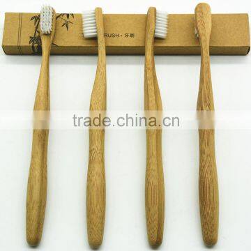 bamboo toothbrush Manual wood toothbrush Sharpen wire brush