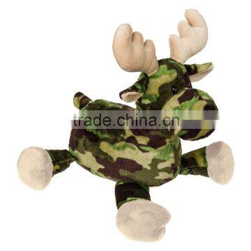 St green camo moose plush toys christmas moose toys artificial handmade toys