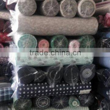 Cotton flannel printed stocklot