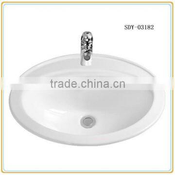 hot sale 22 inch bathroom basin with cheap price ceramic sinks